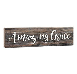 Amazing Grace Stick Plaque - Small