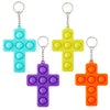 Pop Bubble Fidget Cross Key Chain