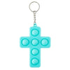 Pop Bubble Fidget Cross Key Chain