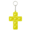 Pop Bubble Fidget Cross Key Chain