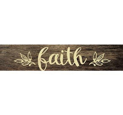 Faith Stick Plaque - Small