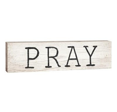 Pray Stick Plaque - Small