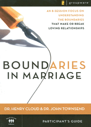 Boundaries in Marriage Participant's Guide